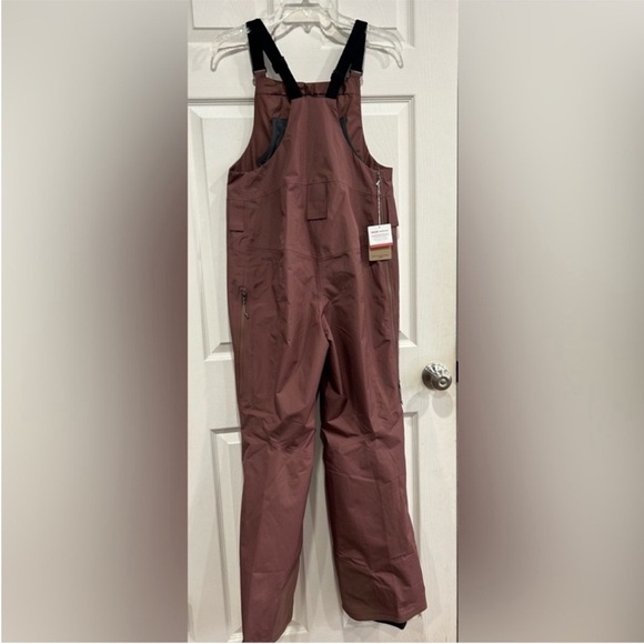 Patagonia Women's Medium Insulated Powder Town Ski Bibs Dark Pink NWT Snowboard - Picture 4 of 15